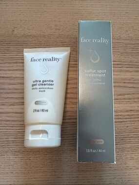 Face Reality Ultra Gentle Gel Cleanser & Sulfur Spot Treatment